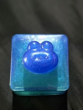 Blue Bunny Trinket Jar